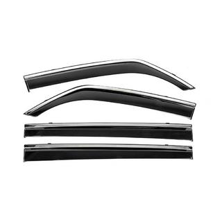 Windschermen met chromen sierlijst Niken Luxury (4 stuks) Mitsubishi Pajero Wagon IV 2006–2021 foto 1