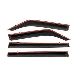 Windschermen met chromen sierlijst Niken Luxury (4 stuks) Mitsubishi Pajero Wagon IV 2006–2021 foto 3