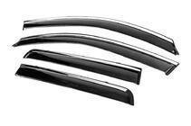 Mitsubishi Outlander 2006–2012 Windschermen met chromen sierlijst Niken Luxury (4 stuks) foto 2