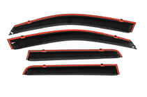 Mitsubishi Outlander 2006–2012 Windschermen met chromen sierlijst Niken Luxury (4 stuks) foto 3