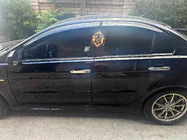 Mitsubishi Lancer X 2008– Windschermen met chromen sierlijst Niken Luxury (4 stuks) foto 1