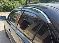 Mitsubishi Lancer X 2008– Windschermen met chromen sierlijst Niken Luxury (4 stuks) foto 3