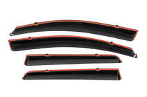 Nissan Qashqai 2010–2014 Windschermen met chromen sierlijst Niken Luxury (4 stuks) foto 3
