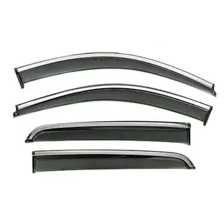 Windschermen met chromen sierlijst Niken Luxury (4 stuks)
