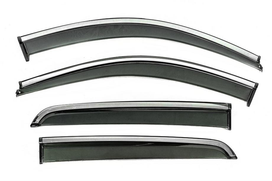 Dacia Spring 2021– Windschermen met chromen sierlijst Niken Luxury (4 stuks) Image