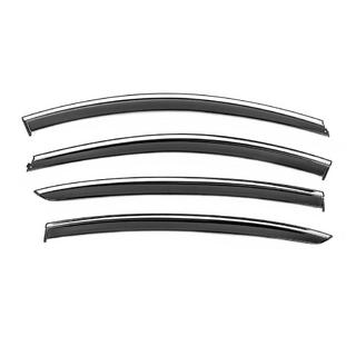 Windschermen met chromen sierlijst Niken Luxury (4 stuks) Renault Fluence 2009–2016 foto 2