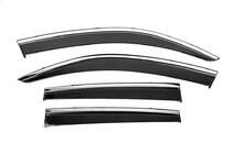 Subaru Forester 2013–2018 Windschermen met chromen sierlijst Niken Luxury (4 stuks) foto 1