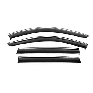 Windschermen met chromen sierlijst Niken Luxury (4 stuks)