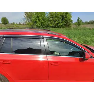 Windschermen met chromen sierlijst Niken Luxury (SW, 4 stuks) Skoda Octavia III A7 2013–2019 foto 1