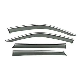 Winddeflectoren met chroomlijst Niken Luxury (HB, 4 stuks) Skoda Fabia 2014–2021 foto 1