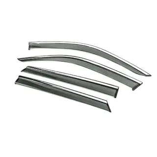 Winddeflectoren met chroomlijst Niken Luxury (HB, 4 stuks) Skoda Fabia 2014–2021 foto 2