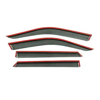 Winddeflectoren met chroomlijst Niken Luxury (HB, 4 stuks) Skoda Fabia 2014–2021 foto 3