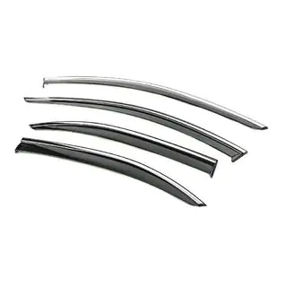 Windschermen met chromen sierlijst Niken Luxury (4 stuks) Skoda Rapid 2012–2019 foto 4