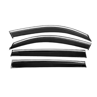 Windschermen met chromen sierlijst Niken Luxury (4 stuks)