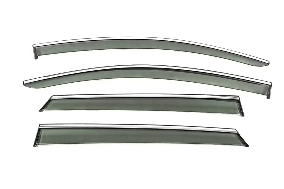 Toyota bZ4X 2022– Windschermen met chromen sierlijst Niken Luxury (4 stuks) Image