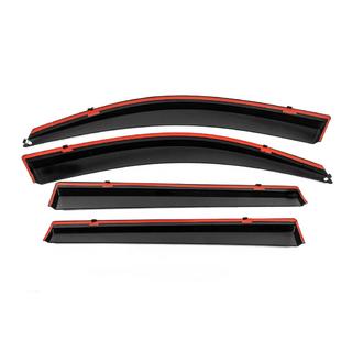 Raamdeflectoren met chroomstrip Niken Luxury (4 stuks, Long) Toyota Rav 4 2006–2013 foto 3
