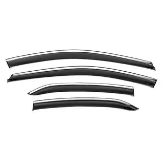 Windschermen met chromen sierlijst Niken Luxury (4 stuks)