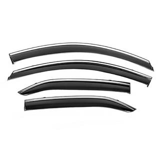 Raamdeflectoren met chromen sierlijst Niken Luxury (EU, 4 stuks) Toyota Camry 2006–2011 foto 1