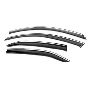 Raamdeflectoren met chromen sierlijst Niken Luxury (EU, 4 stuks) Toyota Camry 2006–2011 foto 2