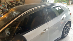 Volkswagen ID.3 2019– Windschermen met chromen sierlijst Niken Luxury (4 stuks) foto 1