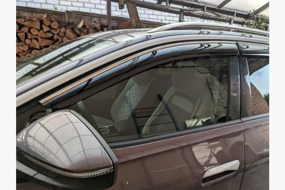 Volkswagen ID.6 2021– Windschermen met chromen sierlijst Niken Luxury (4 stuks) Foto 5