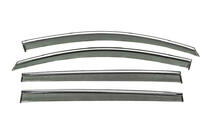 Volkswagen Touran 2010–2015 Windschermen met chromen sierlijst Niken Luxury (4 stuks) foto 1