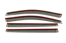Volkswagen Touran 2010–2015 Windschermen met chromen sierlijst Niken Luxury (4 stuks) foto 3