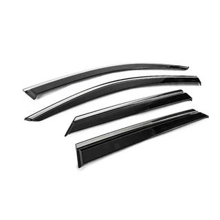 Windschermen met chromen sierlijst Niken Luxury (4 stuks) foto 3