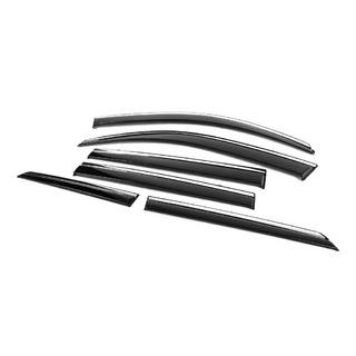 Raamwindschermen met chromen sierlijst Niken Luxury (6 stuks) Lexus GX460 2009–2023 foto 4