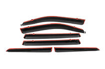 Toyota Land Cruiser 200 2007–2021 Raamwindschermen met chromen sierlijst Niken Luxury (6 stuks) foto 7