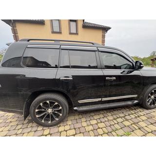 Raamwindschermen met chromen sierlijst Niken Luxury (6 stuks) Toyota Land Cruiser 200 2007–2021 foto 3