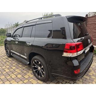 Raamwindschermen met chromen sierlijst Niken Luxury (6 stuks) Toyota Land Cruiser 200 2007–2021 foto 4