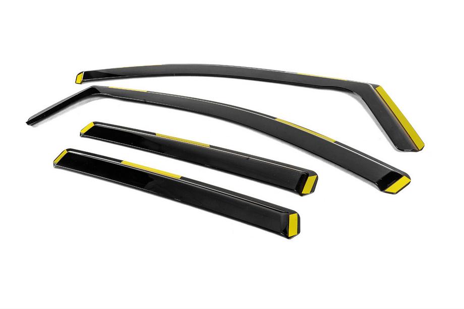Ford Kuga/Escape 2013–2019 In-channel raamdeflectoren Niken Luxury (4 stuks) Foto 5