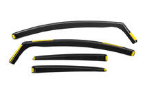 Ford Focus III 2011–2017 In-channel winddeflectoren Niken Luxury (SD/HB, 4 stuks) foto 2
