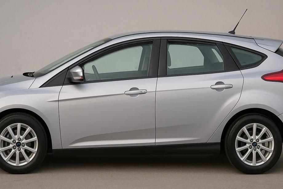 Ford Focus III 2011–2017 In-channel winddeflectoren Niken Luxury (SD/HB, 4 stuks) Image