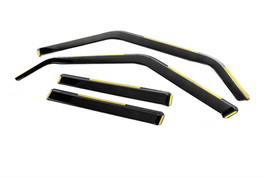 Land Rover Discovery III 2004–2009 In-channel raamdeflectoren Niken Luxury (4 stuks) Foto 3