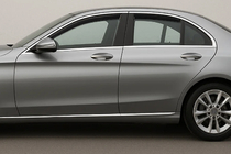 Mercedes C-klasse W205 2014–2021 In-channel raamdeflectoren Niken Luxury (4 stuks) foto 1