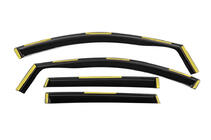 Nissan Qashqai 2014–2021 In-channel raamdeflectoren Niken Luxury (4 stuks) foto 1