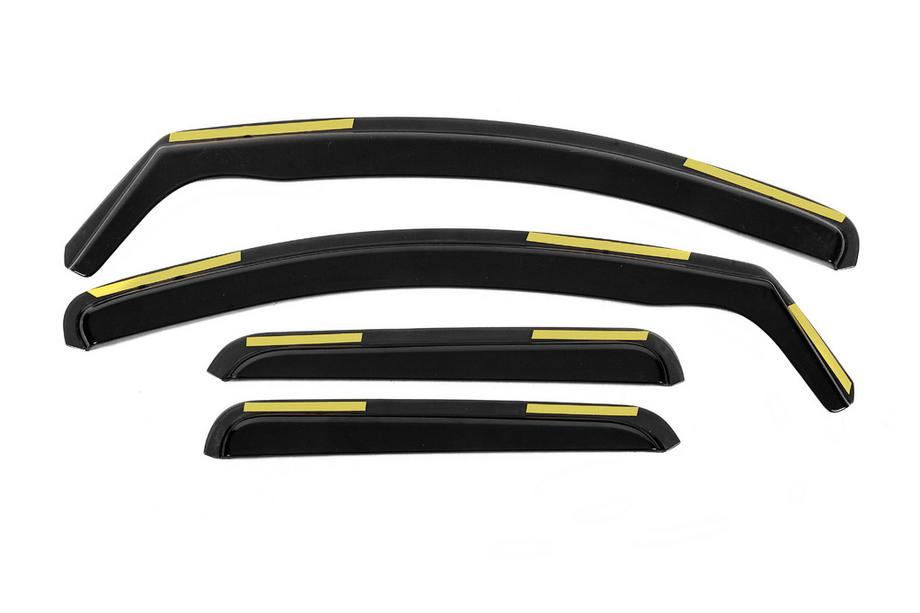 Renault Duster 2018–2024 In-channel raamdeflectoren Niken Luxury (4 stuks) Image