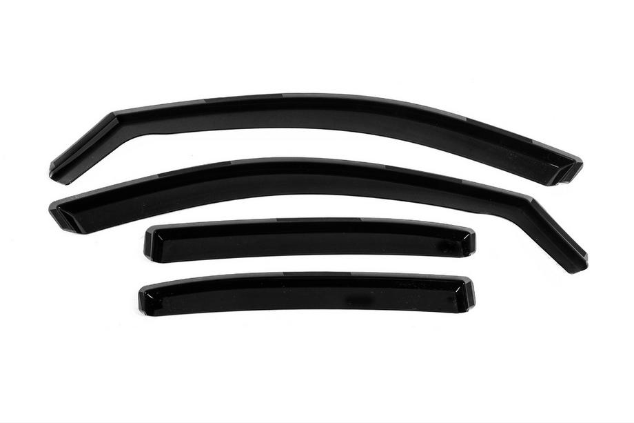 Skoda Octavia II A5 2010–2013 Raamwindschermen (in-channel/insteek) Niken Luxury (Liftback, 4 stuks) Foto 3