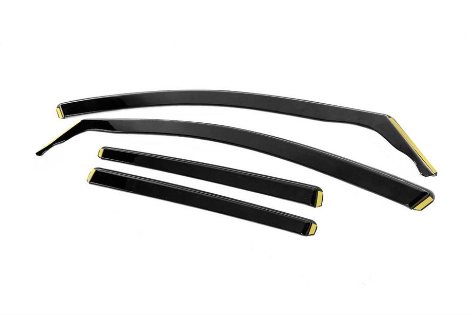 Volkswagen Golf 7/E-Golf 2012–2020 In-channel raamdeflectors Niken Luxury (HB, 5-deurs, 4 stuks) Foto 2