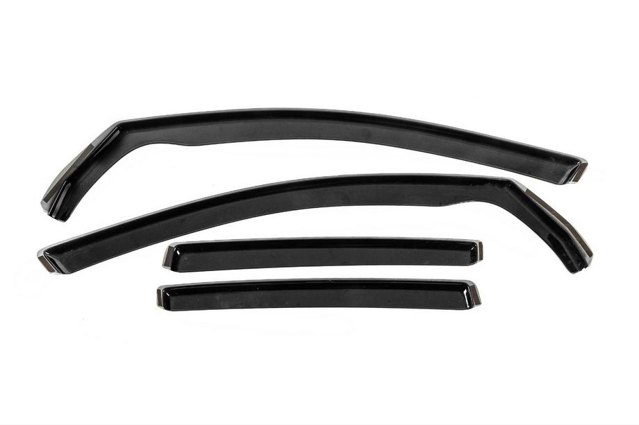 Volkswagen Golf 6 2008–2014 In-channel raamwindschermen Niken Luxury (HB, 4 stuks) Foto 3