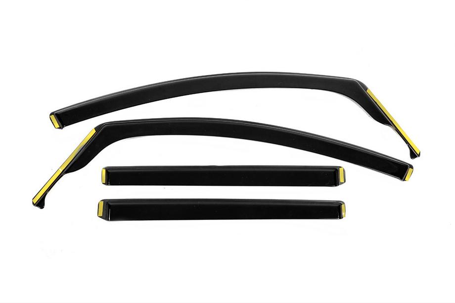 Volkswagen Touran 2010–2015 In-channel raamdeflectoren Niken Luxury (4 stuks) Image