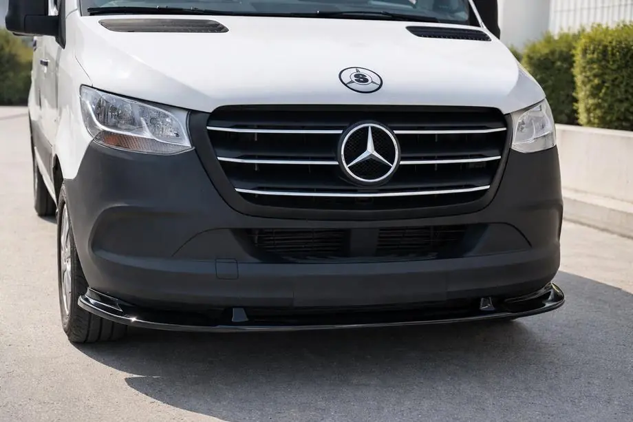 Mercedes Sprinter W907/W910 2018– Voorbumper lip EuroCap (ABS) Foto 1