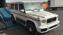 Mercedes G-klasse W463 1990–2018 Voorbumper in AMG-stijl 2023 (bumpercover) foto 1