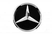 Mercedes C-klasse W205 2014–2021 Opruiming Voorembleem onder glas, chromen rand a2058806406 (showroommodel) foto 1