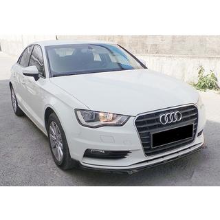 Voorbumper front lip splitter DPT V-3 (Sedan/HB, hoogglans zwart) Audi A3 2012–2020 foto 2