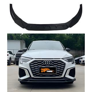 Voorbumper lip spoiler DPT V-1 (hoogglans zwart) Audi A3 2020–