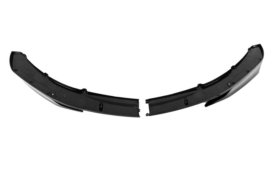 BMW 1 Serie F20/F21 2011–2019 Voorbumper lip splitter DPT V-1 (voor M Performance, hoogglans zwart, 2 stuks) Foto 9