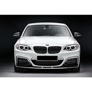 Front lip spoiler DPT V-2 (voor M Performance, hoogglans zwart) BMW 2-serie F22/F23 2014–2021 foto 2